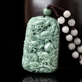 Imperial Power Nine-Dragon Guardian Jade Pendant for Authority, Protection & Lifelong Fortune