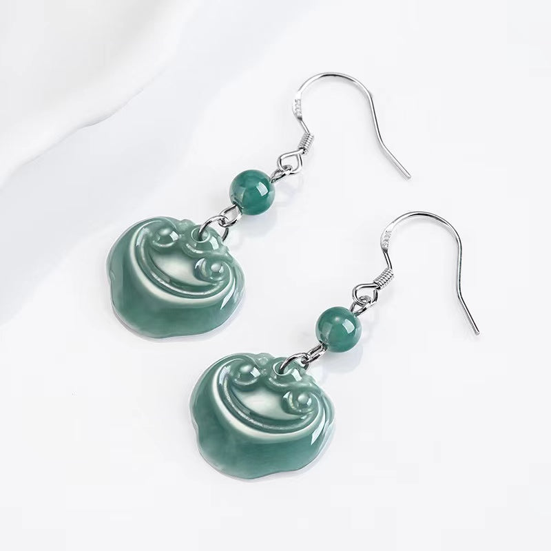 Ruyi Jade Earrings-Serene Intentions