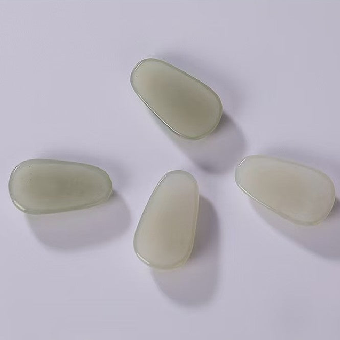 Wealth Rabbit Hetian Jade Earrings-Good Fortune and Luck