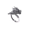 Dragon Silver Ring-Fortune Prosperity