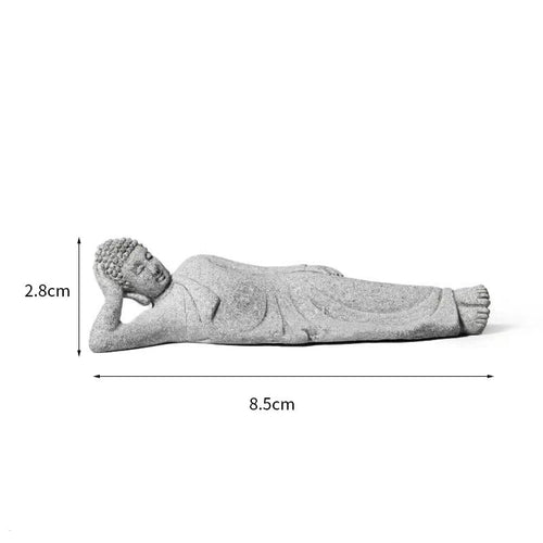 Buddha Stone Statue-Handmade Home Meditation Decor