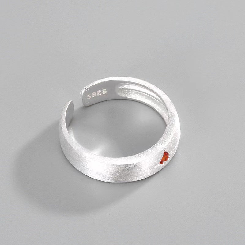 Falling into the Stars Silver Ring-bravery and determination