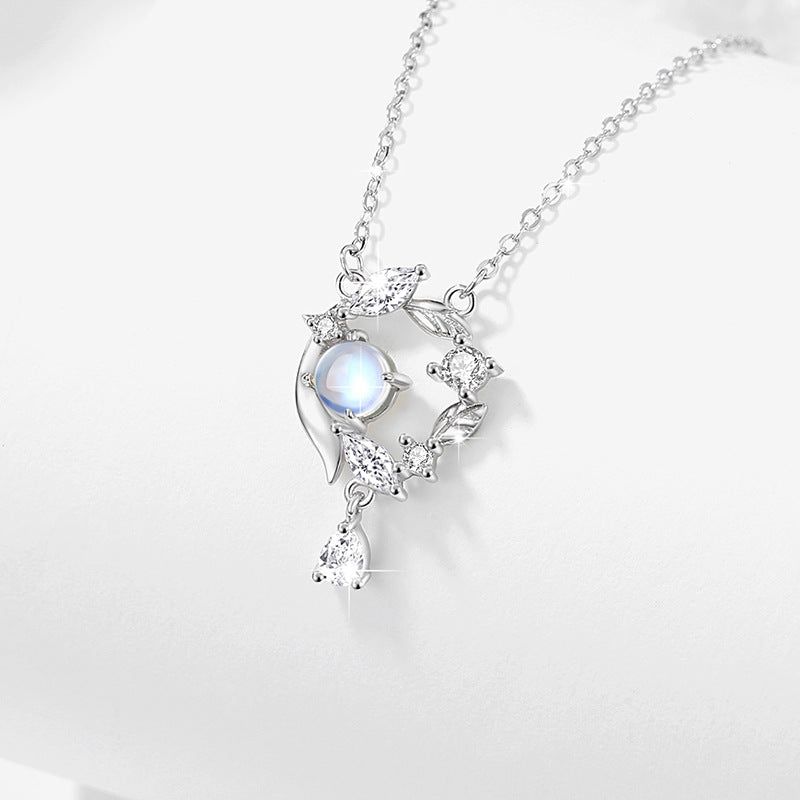 Flower & Vine Sterling Silver Necklace-Hope & Renewal