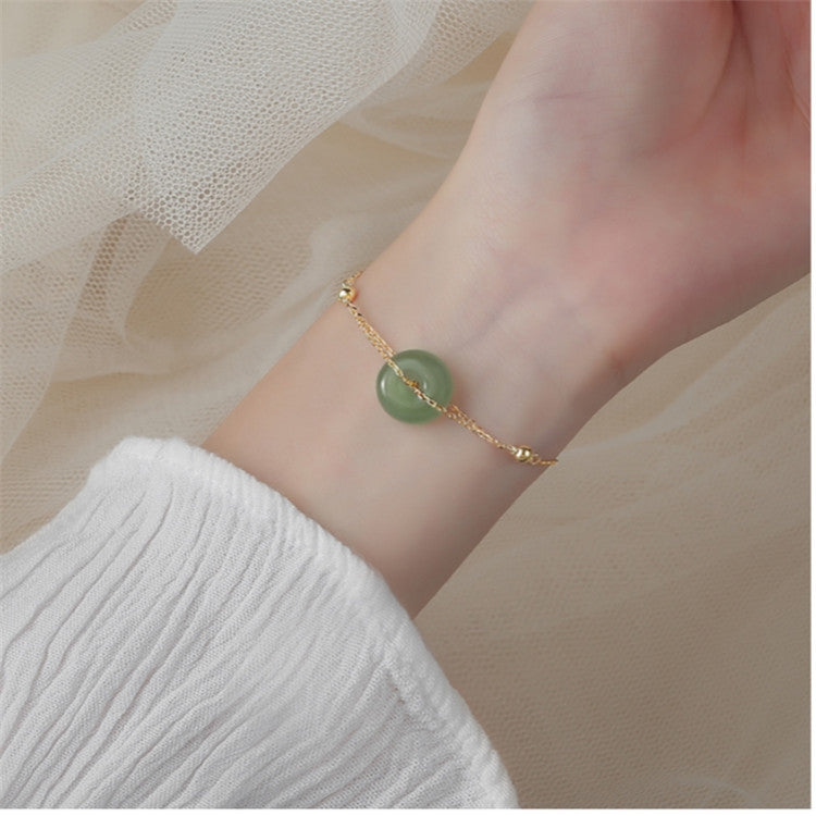 Quiet Balance-Hetian Jade Bracelet