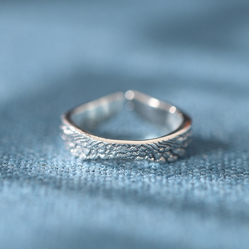 Brave Wing Vintage Silberring