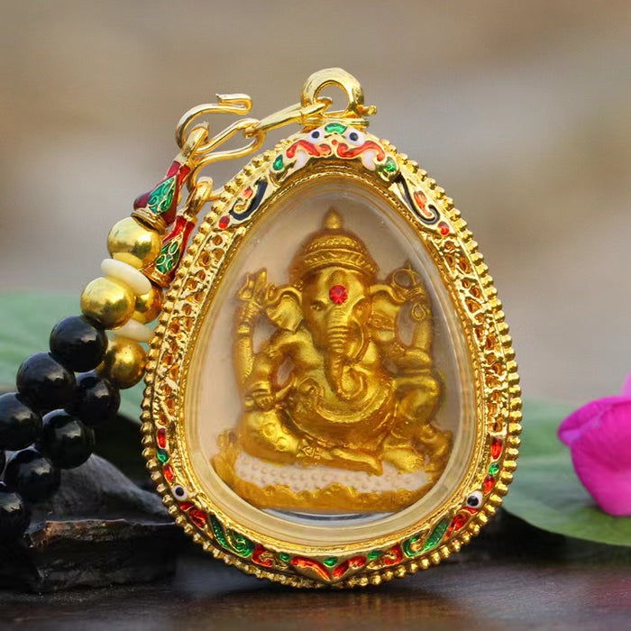 Elephant Ganesha Amulet Thai Pendant Necklace-Wish Fulfillment