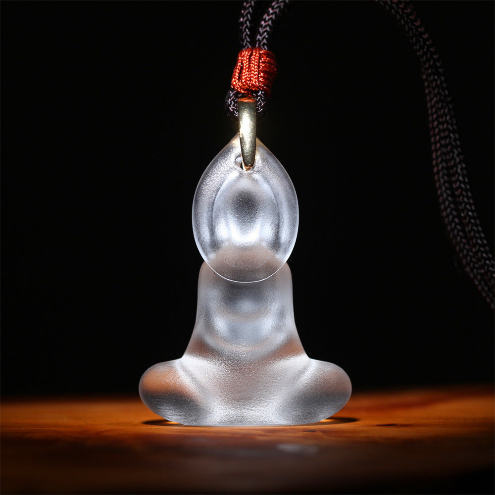 Formless Buddha Glaze Pendant–Peace, Protection & New Beginnings