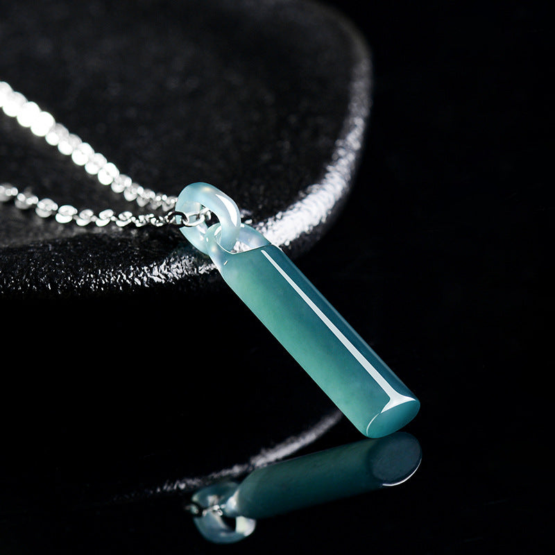 Jade Peace Pillar Necklace-Connection That Endures