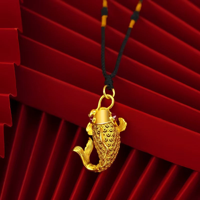Wealth Koi Fish Pendant-Good Fortune and Prosperity
