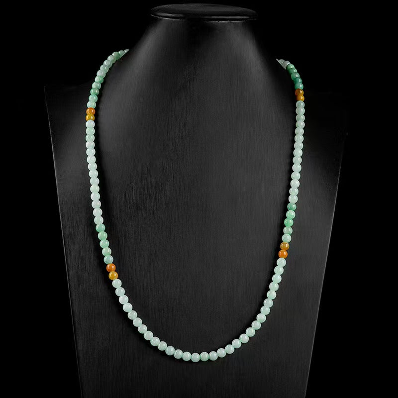 Mala Prayer 108 Beads Jade Necklace-Inner Peace.
