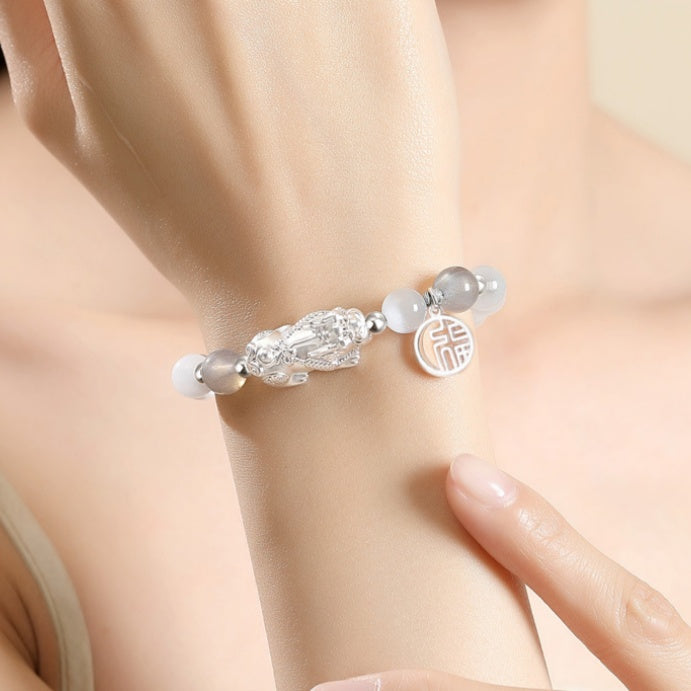Good Fortune Pixiu Cord Couple Bracelet-Welcoming Abundance