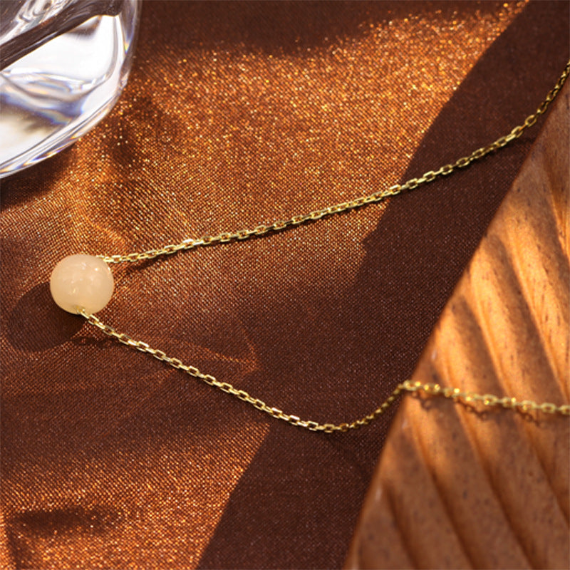 White Jade Pendant Necklace