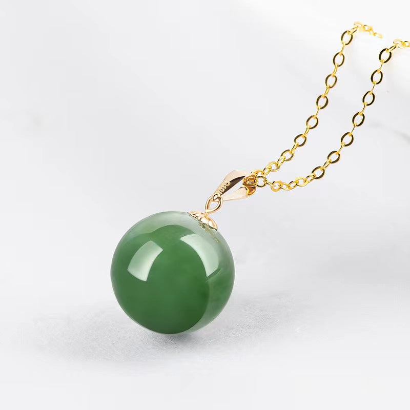 Natural Burma Jadeite Pendant Necklace-Harmony and Balance