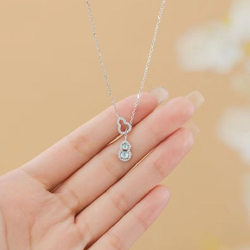 Ice Jade Wulu Necklace-Good Fortune and Prosperity