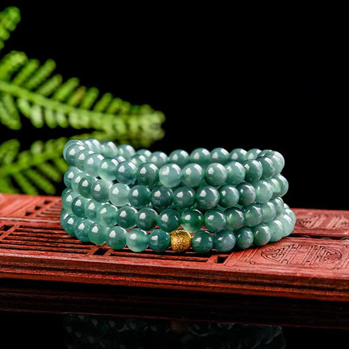 Mala Prayer 108 Beads Jade Bracelet-Protective Healing
