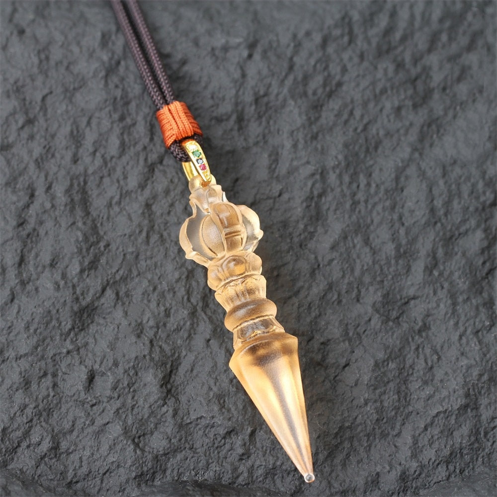 Vajra Phurba Liuli Pendant – Protection, Clarity & Spiritual Strength