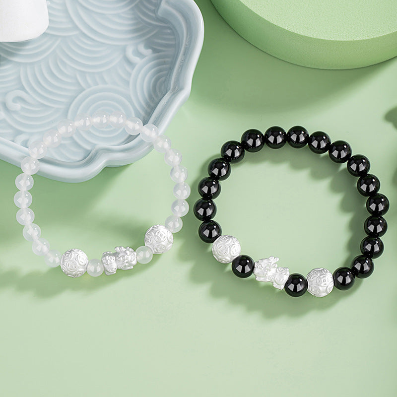 Pixiu Agate Bracelet-Lasting Love & Blessings
