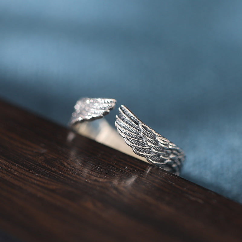 Take Flight-Angel Wing Silver Ring