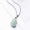 Grade A Jade Gourd Pendant – Symbol of Blessings, Wealth & Protection
