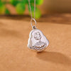 999 Silver Laughing Buddha Necklace-Divine Mind