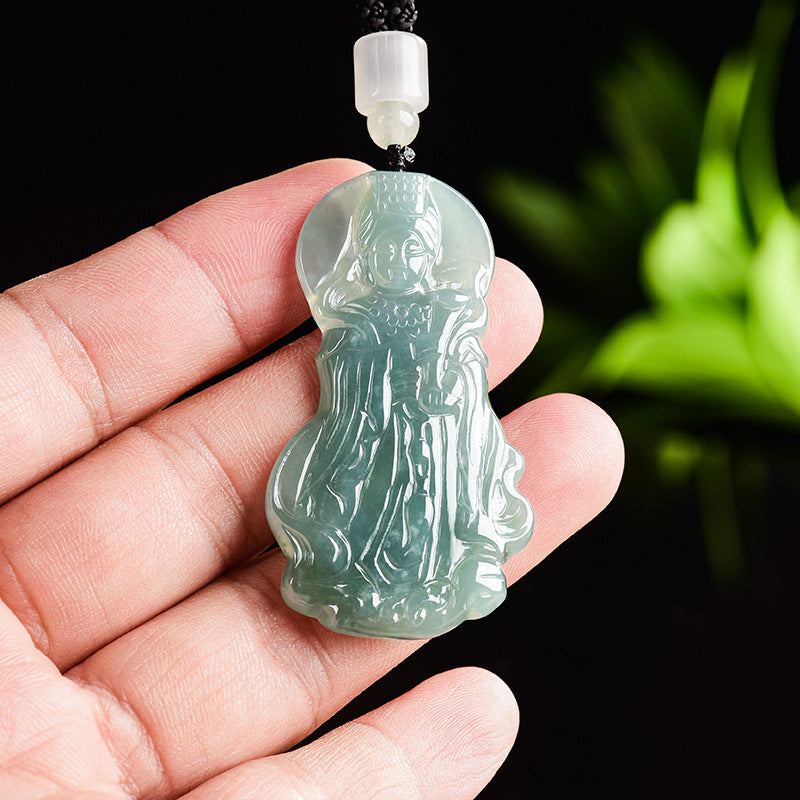 Mazu Goddess of the Sea Jade Pendnat-Peace, Protection & Blessings