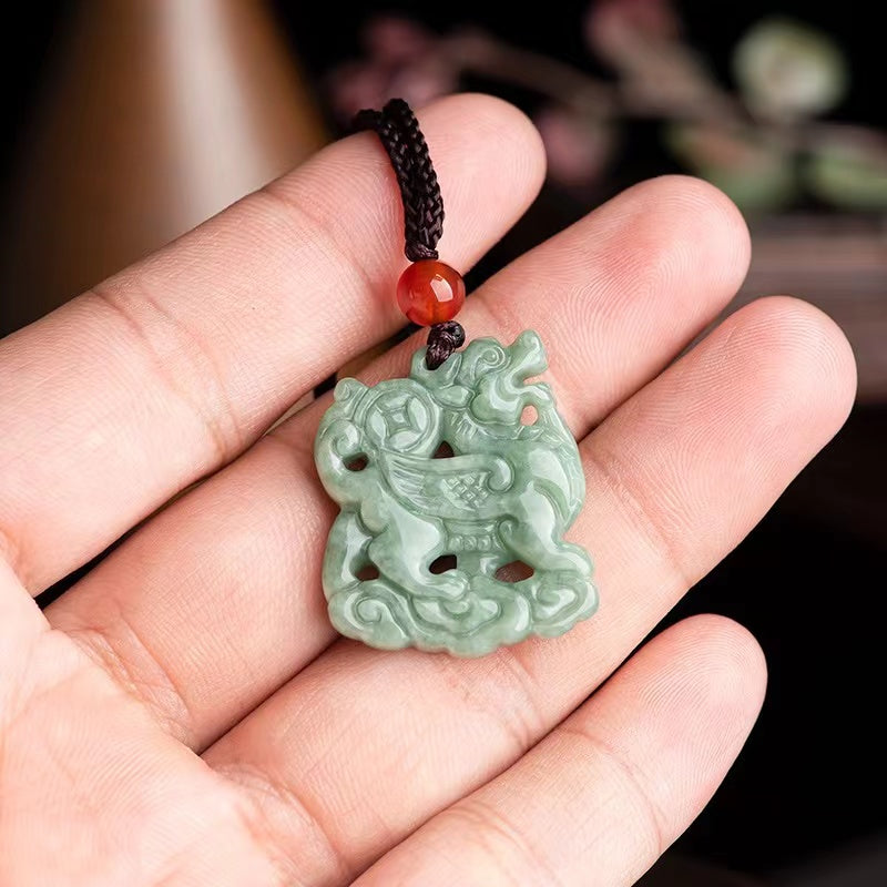 Kirin Jade Pendant-Protection and Longevity