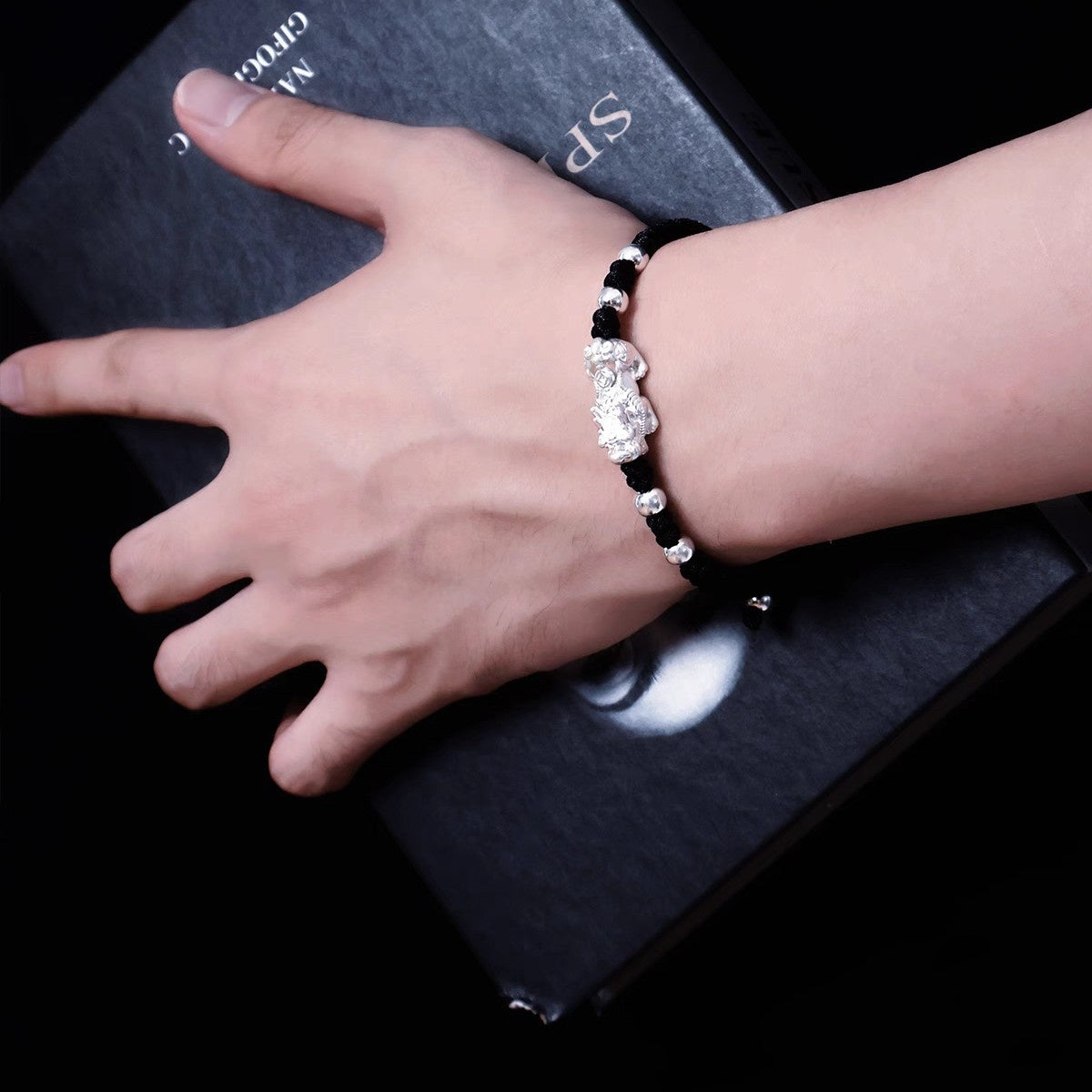 Pixiu Adjustable Cord Bracelet-Steady Abundance