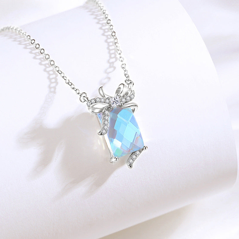 Bow Liuli Sterling Silver Necklace-Mutual Attraction