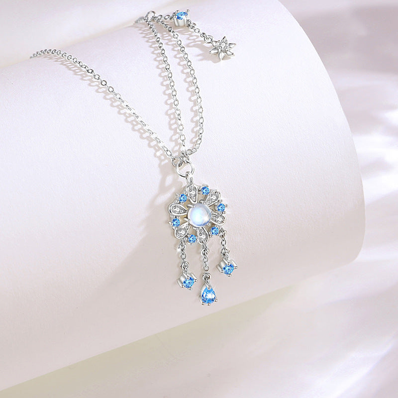 Dreamcatcher Sterling Silver Tassel Necklace-You’ve Caught My Heart