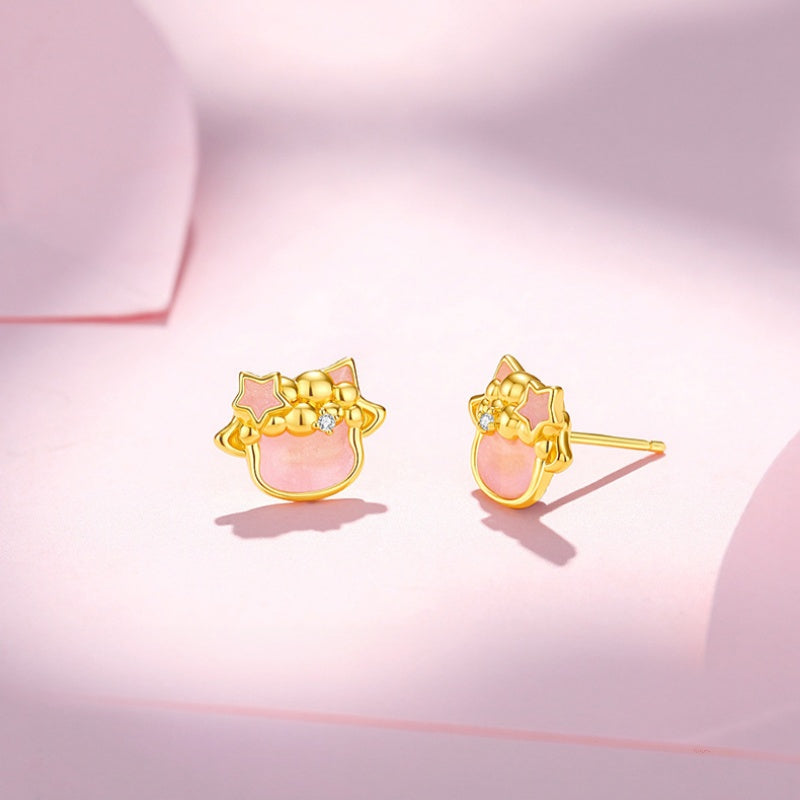 Lamb Luminous Stud Earrings-Gentle Wishes