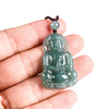 Guan Yin Ice Jade Hand Carved Pendant-Compassion