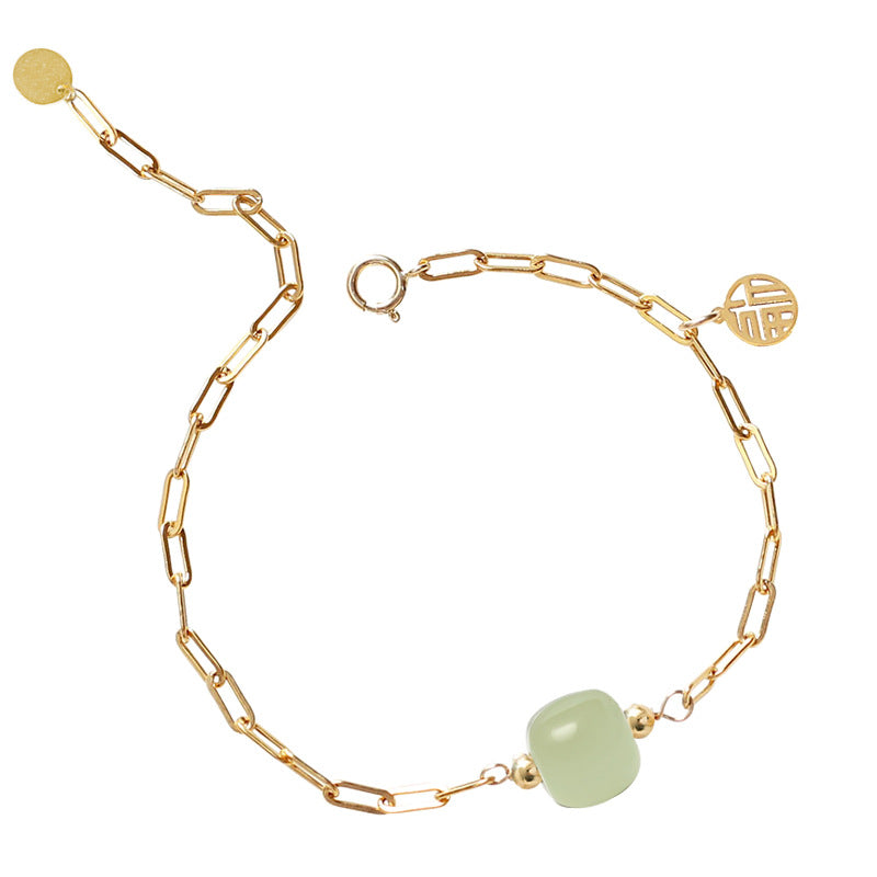 Hetian Jade Bracelet-Double Happiness