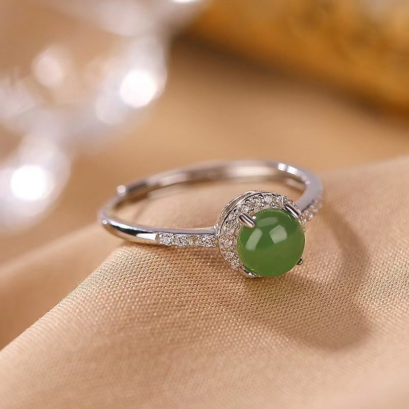 Green Jade Ring-Inner Peace