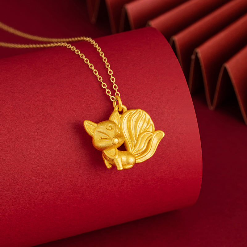 Nine Tail Fox Necklace-Love & Wisdom