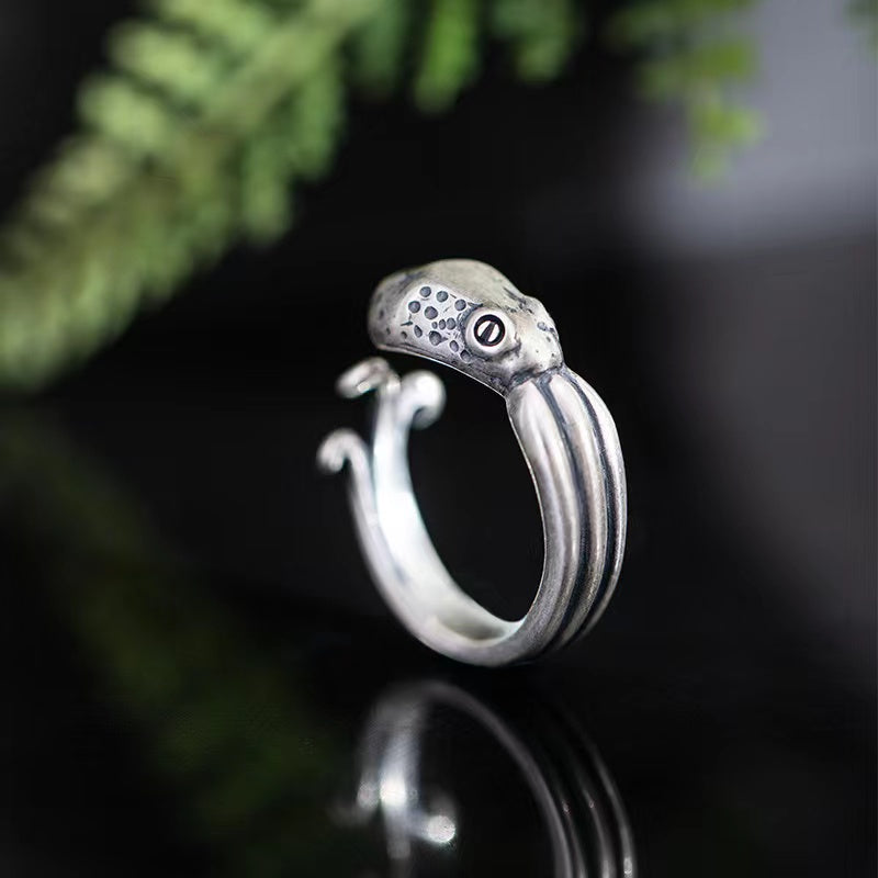 Original Design Octopus Silver Ring-Intelligence