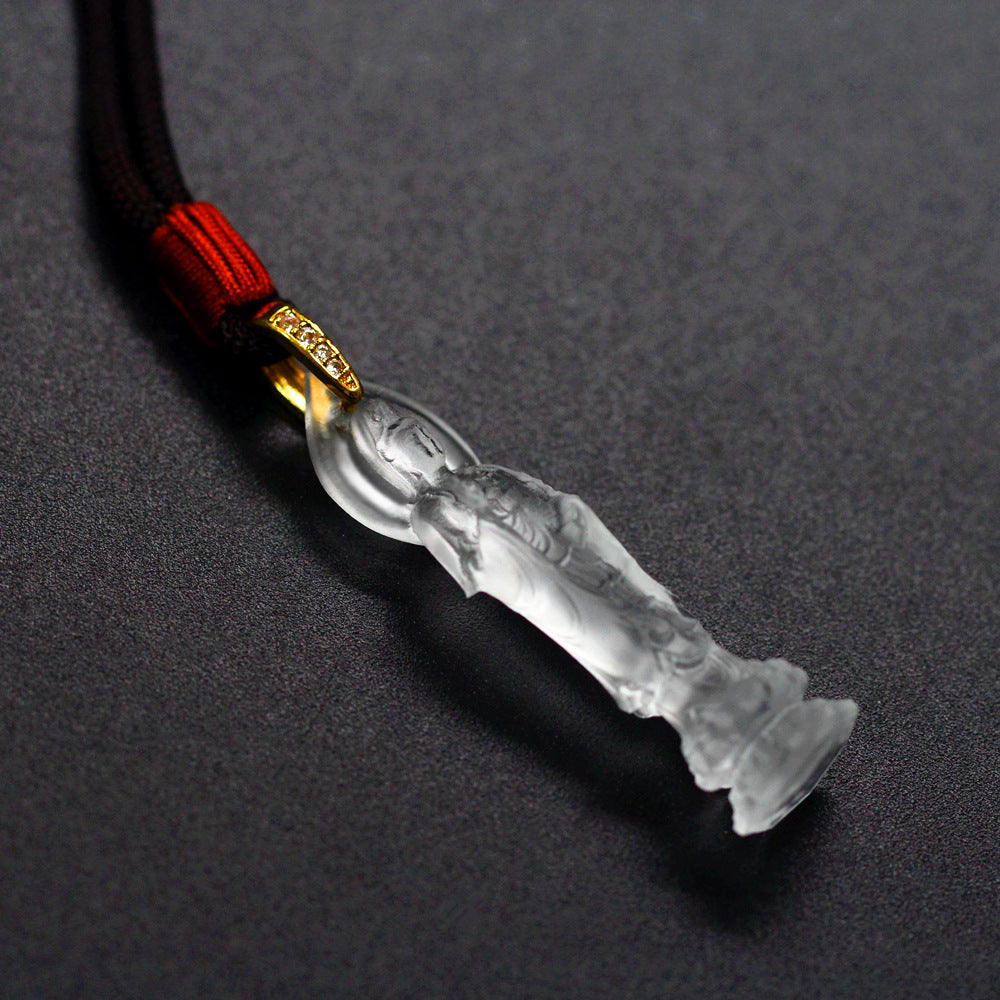 South Sea Guanyin Liuli Pendant – Peace, Guidance & Compassion