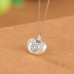 Fu 990 Silver Necklace -Lucky and Prosperity