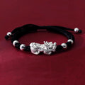 Pixiu Adjustable Cord Bracelet-Steady Abundance