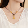 Twelve Gold Zodiac Peace-Guard Amulet Necklace Series