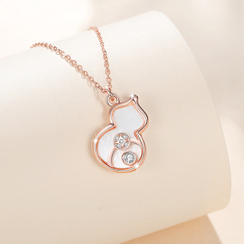 Gourd Shell Necklace-Blessings and Prosperity