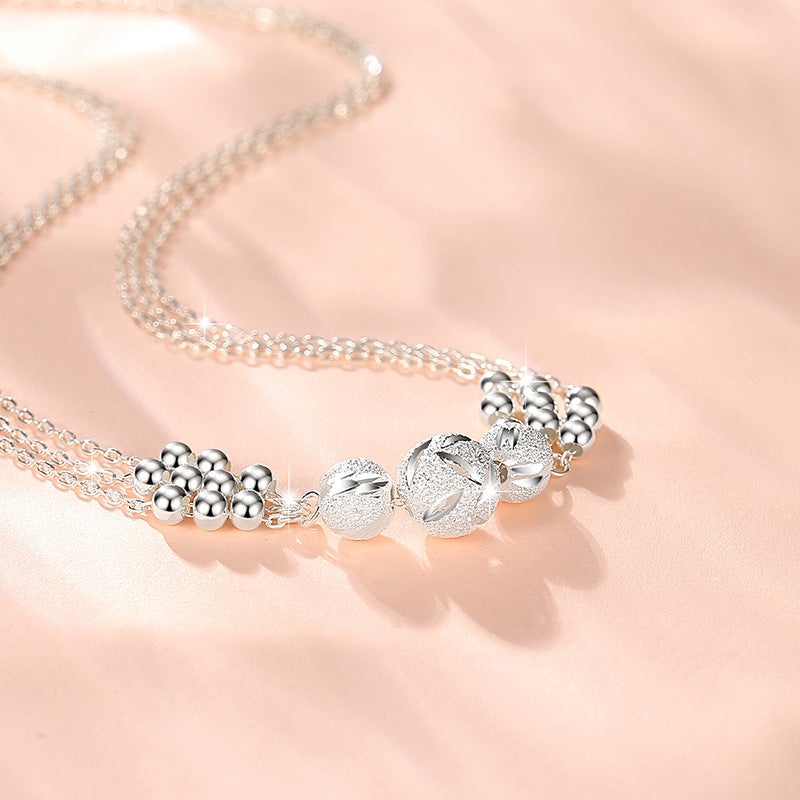 Triple Bell Fine Silver Necklace-Love Across Lifetimes