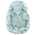Tsai Shen Wealth Pendant-Natural Burma Jade
