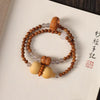 Gourd & Lotus Blessing Bodhi Bracelet–Wealth and Harmony