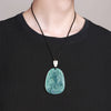 Grade A Jadeite Guan Gong Pendant–God of Wealth & Protection for Men