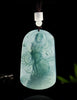 Natural Jadeite Guanyin with Dragon Pendant – Hand-Carved Ice-Type Jade