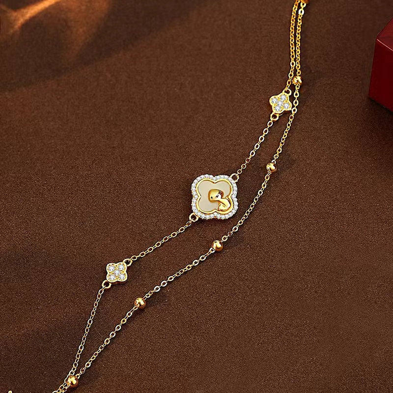 2025 Year Of Snake Red Agate Bracelet-Passion & Determination