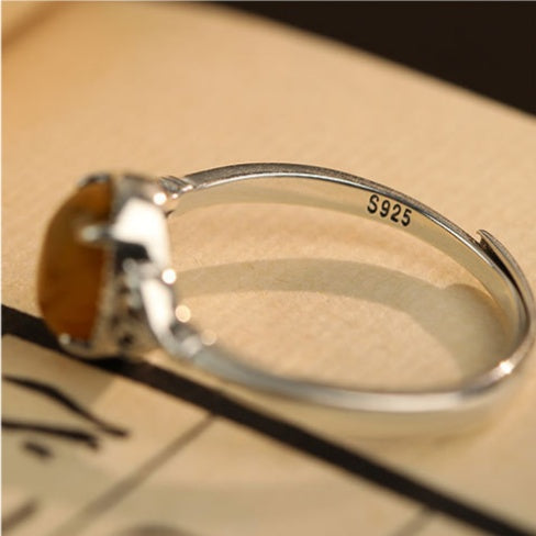 Steadfast Spirit-Pietersite S925 Silver Adjustable Ring