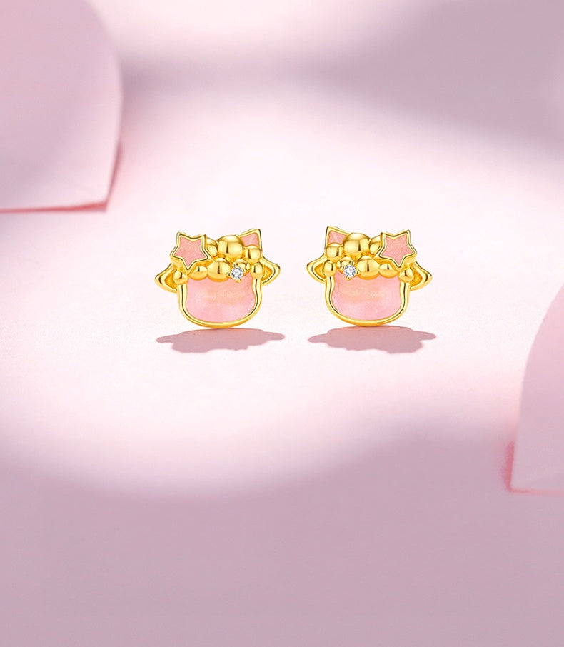 Lamb Luminous Stud Earrings-Gentle Wishes
