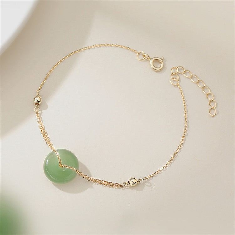 Quiet Balance-Hetian Jade Bracelet