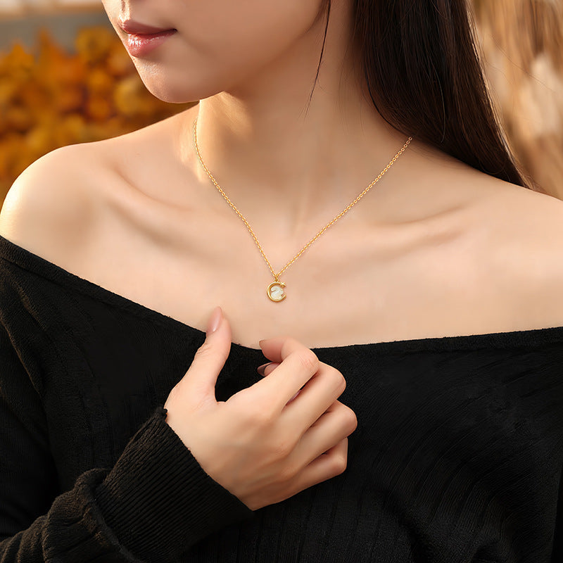 Love Held Close-Rabbit Nephrite Jade Necklace